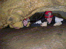 2 happy cavers